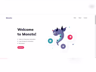 Monsto - Logo animation and illustration design