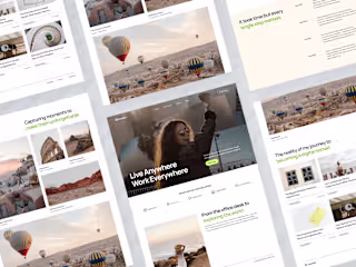 Digital Nomad Landing Page