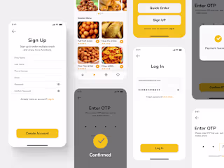 Mobile App Design for Pika Snacks (UI/UX design)