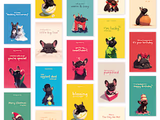 Greeting Cards Collection - Frenchies