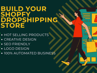 I will build automated dropshipping shopify store website
