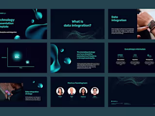 Investor Pitch Deck for a Fintech Startup