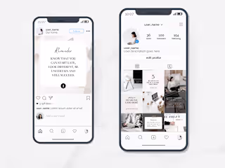Instagram post & stories Canva templates "Joanna"