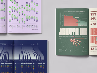 Double-page Editorial Infographics