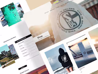 Sunset Sailing - UX/UI Figma design