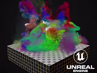 UE5 Audio Reactive Fluid Simulation