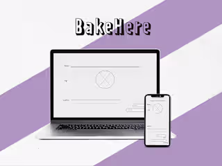 BakeHere- UX research on Behance