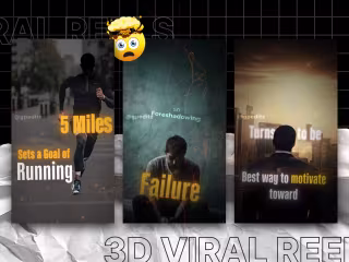 Trending 3D Viral Reels Short Form Content