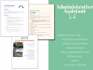 Administrative Assistant Tasks