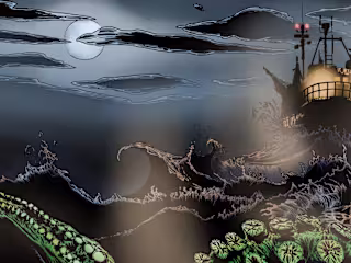 February 11th 2024 - Fishing Vessel Encounters Giant Octopus