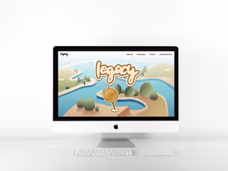 Landing Page Website for Legacy XR Studio 