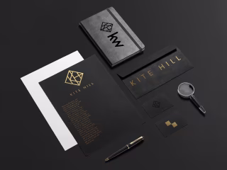 Kite Hill Stationary Branding