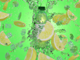 Lemon and Mint 3D commercial | Drink 3D Advertisement
