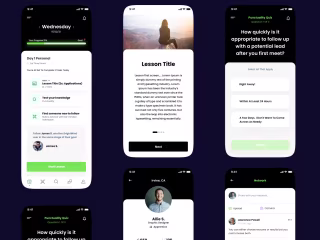 Mobile App UI Design for Self-Development App