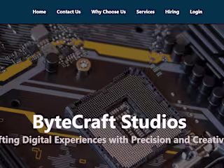 Bytecraft Studios Website