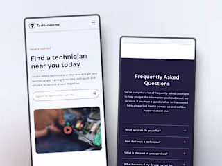 Techienearme – Find Vetted Technicians (WordPress + Figma Build)