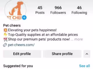 Social media manager for an ecommerce store