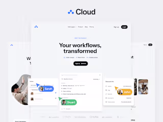 Cloud - a SaaS Framer Template