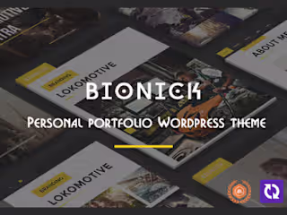 Bionick | Personal Portfolio WordPress Theme