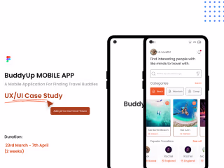 Buddy Up App Case Study on Behance