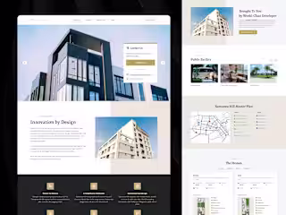 Landing Page Design for Property Industries