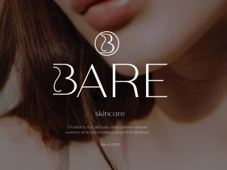 Logo & Brand Identity Design for Bare Skincare 