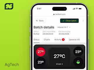 Agritech Monitoring Platform Web UI/UX Design