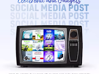 Social Media Posts for Electronics Accessories
