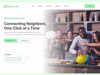 NeighborLink Landing Page