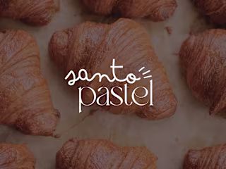 Diseño Gráfico Rediseño de identidad visual Santo Pastel