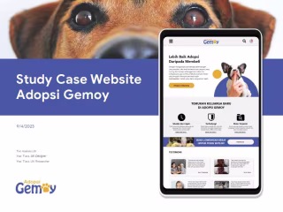 Pets Adoption Flow Design for Adopsi Gemoy Website