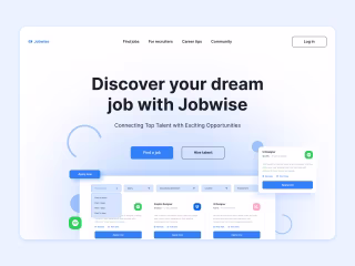 Jobwise Landing Page