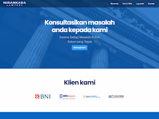 Lawyers Landing page website
