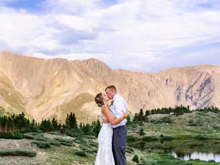Intimate Elopement in the Rocky Mountains - Mountainside Bride