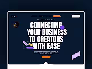 UI/UX Design - B2C Creators Platform