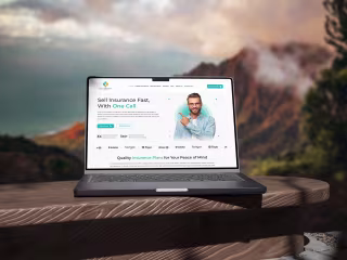 Wix Studio Website Design for Online Insurance Company