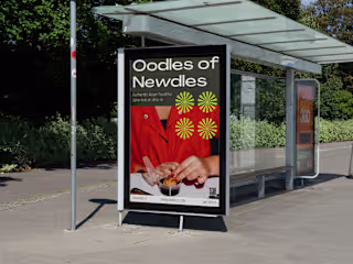 Bright & Bold Graphics for Asian Noodle House