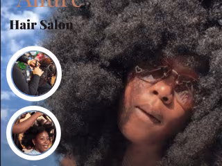 BLACK HAIR SALON FLYER