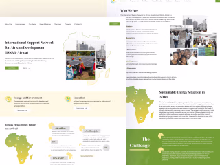 Green Growth Africa website redesign