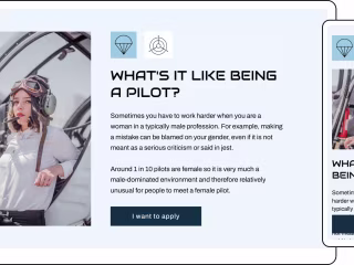 SPHAIR - Aviation career assessment and training website