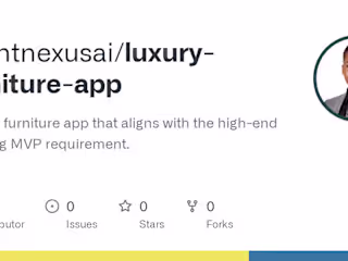 Luxury Furniture 3D Visualization App