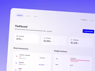dashrise – budget planner app