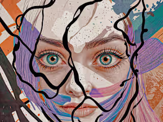 Digital Artwork: "Bold and Organic"
