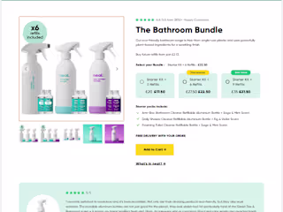 neatclean - Bundle Landing page (PDP) Build in Replo