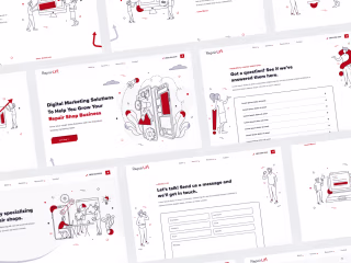 Website for RepairLift Marketing