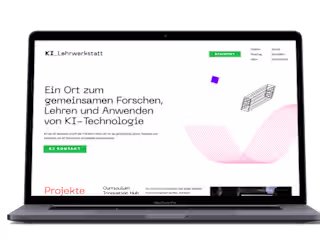 Website für die KI-Werkstatt der HTW-Berlin