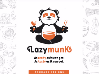 Lazy Munk Momos Branding & Packaging