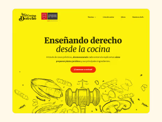 Aquí se cocina derecho Web Design