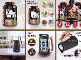 Amazon, Ebay, Etsy Product Listing Images Design