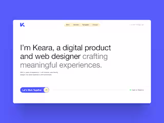Keara.design – A Refined Brand & Web Presence